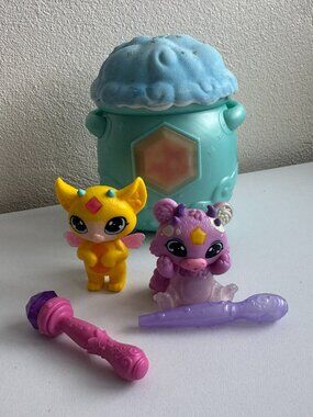 Magic Mixies Mixlings Cauldron Set w Figures Wands Moose Toys Fantasy